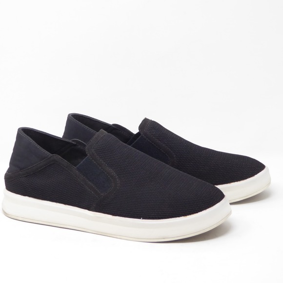 Olukai Ki'Ihele Black Textile Slip On Casual Comfort Sneakers Shoes Womens US 10 - Picture 1 of 8